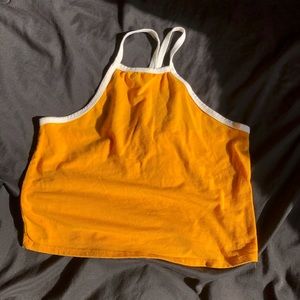 Tangerine crop top